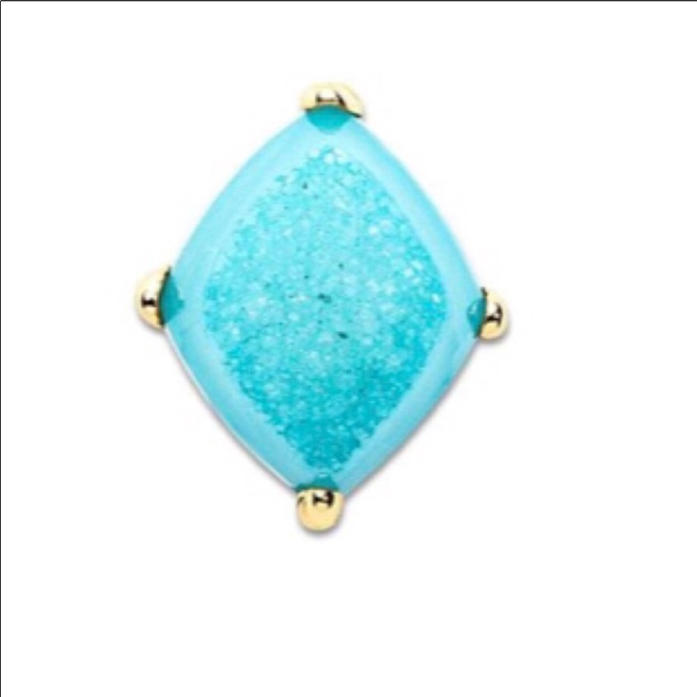 KEEP Collective Diamond Druzy in turquoise